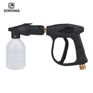 [SONONIA] Portable Pressure Foam Washer Generator for Soap Nozzle Jet Water 16x7cm A