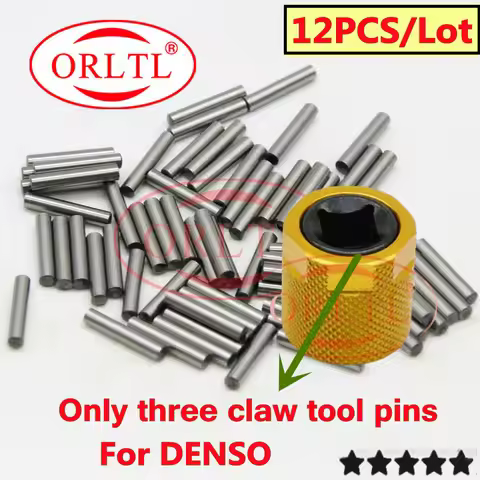 ORLTL 12pcs/bag Three-Jaw Spanners Removing Diesel Fuel Injector Valve Tools for Denso Injector pins