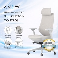 ANEW Spark Ergonomic Gaming Chair with Mid back or High Back | Kerusi Selesa Ergonomik Tulang Belaka