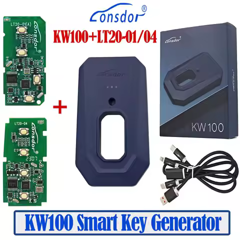 Lonsdor KW100 Smart Key Generator Compatible with LT20-01/04/08 Smart Key for All Keys Lost & Adding