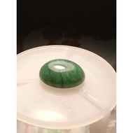 BATU ZAMRUD 10.10 ct. ZAMBIA ASLI Natural Green Emerald Gemstone Cabochon Cut ..16 X 13 X 5 MM + IKAT CINCIN
