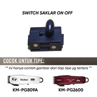 SAKLAR ON OFF KLIPPER KEMEI PG809A PG 809A PG2600 PG 2600 ALAT CUKUR RAMBUT HAIR CLIPPER ORIGINAL