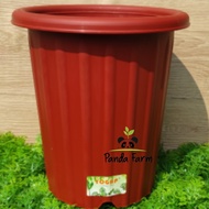 Yogap Tall Flower POT no. 19 Thick Quality Diameter 22 cm - color