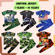 BAJU TIDUR UNIFORM KANAK-KANAK 1 TAHUN - 14 TAHUN