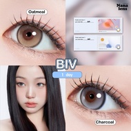 MYFiPN Biv Fixing 1 Day สี Oatmeal / Charcoal คอนแทคเลนส์รายวัน