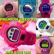DW6900 CRAZY COLOUR KID CUDI CS4 CC6 PL4 BAPE JAM TANGAN LELAKI PEREMPUAN Murah Digital Men's Watch 
