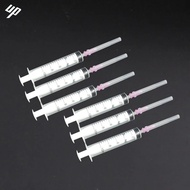 6 sets 10ML syringe with 5cm long needle Printer ink Adding Fill Needle Syringes Blunt For Refilling