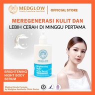 MEDGLOW CLINIC Lotion Pemutih Malam Salmon DNA Alpha Arbutin AHA Kojic Acid Glutathione Collagen Whi