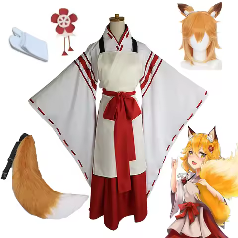Anime The Helpful Fox Senko San Sewayaki Kitsune No Senko-San Cosplay Costume Adult Women Girls Skir