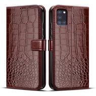 Flip Case For Samsung Galaxy A31 Case retro Leather Wallet Cover For Samsug A 31 Phone Bag Case Gala