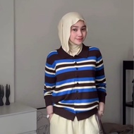 ChicStyle Stripe Blouse Cardi n Shirt