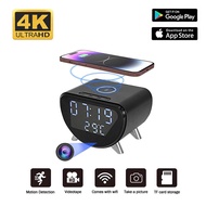 WiFi Clock Camera Multifunctional 5-in-1 4K UHD Remote Viewing Motion Spy Cam Detection for Home