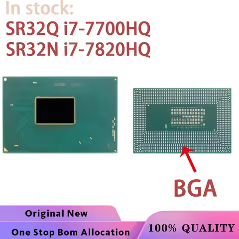 100% test i7-7700HQ SR32Q i7 7700HQ i7-7820HQ SR32N i7 7820HQ BGA Chipset