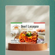Eskave Frozen Macaroni Schotel Spaghetti dan Beef Lasagna 240gr