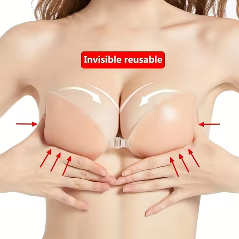 Adhesive Bra Invisible Silicone Bra Push Up Sticky Bra Strapless Womens Bras wedding photos underwea