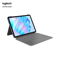 Logitech Combo Touch iPad Air 11-inch (M2)(2024) Keyboard Case - Detachable backlit keyboard with ki