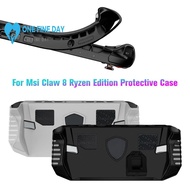 For Msi Claw A1m Claw 8 A1+ 2025 Handheld Console Case Kickstand Shockproof Game Soft Black B2h7