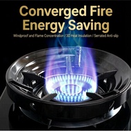 Gas Stove Household Gas Stove with Non-Slip Windproof and Flame-Concentrating Design 4/5/8-Burner Ki