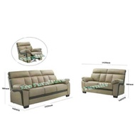 Sofa Kulit PVC 1 Seater 2 Seater 3 Seater Recliner 1 Seater