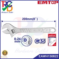 EMTOP Adjustable Wrench Model EAWH130822