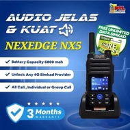 NEXEDGE NX5 Zello Bluetooth Wifi Walkie Talkie 4G Mobile Phone IP65 4g + CAJ DUDUK对讲机附座插