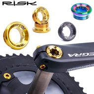 RISK M20x8mm Titanium Bicycle Chainwheel Bolts Crank Cover Arm Lid Cups BB Bottom Bracket Fixing Screws for XT XTR MTB Road Bike