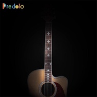 [Predolo] Guitar Fret Markers Bass Fretboard White Decal DIY Stickers Cross Style