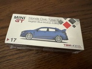 Mini GT #17 Honda Civic Type R (FK8) Aegean Blue Modulo Edition