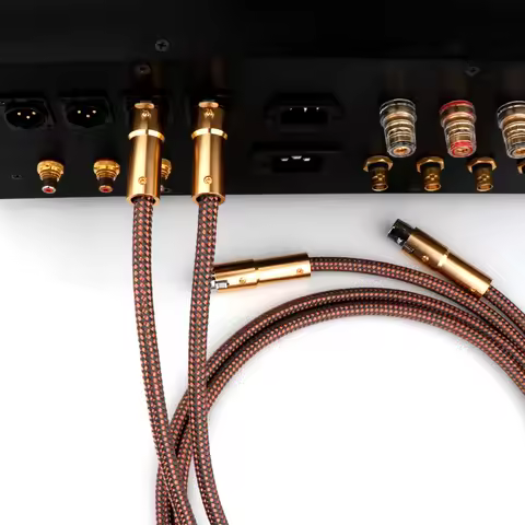 Pair Accuphase 40th Anniversary XLR Cable Balanced Wire OCC XLR Male to Female Line High Purity Oxyg