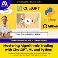 AI Trading Video Course - Mastering Algorithmic Trading with ChatGPT, ML and Python | Learn Ai Tradi