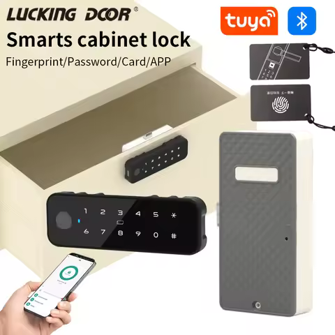 Tuya Cabinet Lock Invisible Electronic RFID Hidden Door lock Keyless Inivisble RFID Locker Castle Fu