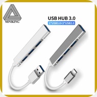 TYPE;MZ~C+l=tof-USBM-3.0x.Hub e.Extender, o.4 sm.Port USB Adapter Station Slim Portable Data Hub fo