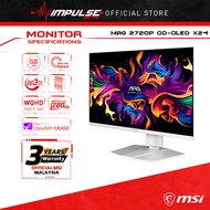 MSI MAG272QPW QD-OLED X28 27" Gaming Monitor - 2560x1440 (QHD), 280Hz, Adaptive-Sync, HDR Ready, HDM