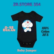 Baju bayi DORAEMON / kaos bayi KARTUN JEPANG / jumpsuit / jumper bayi / jumsuit bayi / bodysuit baby