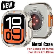 Metal Protector Cover Bumper Frame Case for Apple Watch Ultra 2 49mm Series 10 46mm