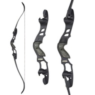 Junxing H1 62” ILF Recurve Bow 19" Riser 30-60lbs Limbs Takedown Bow