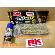 RK GS 428 KLO O Ring Chain Gold 114L/122L/124L/128L/132L/140L