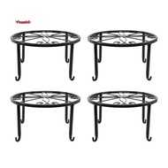 4 Pieces of Plant Stand Indoor and Outdoor Metal Rust-Proof Plant Stand, Classic Flower Pot Stand