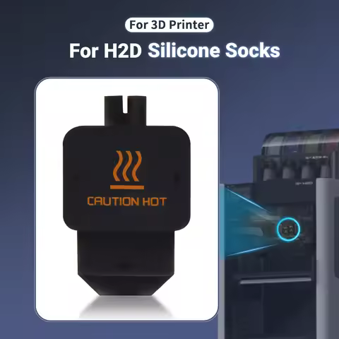 Protective sleeve For Bamboo Lab H2D H2C H2S Hotend Silicone Cover Heating Block kit nozzle for 3D p