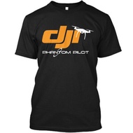 2024 waffle gift for friends Dji Phantom Pilot T-shirt xs-3xl 1 cotton        