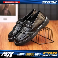 EDERSON Men's Black Loafers Casual WorkOriginal