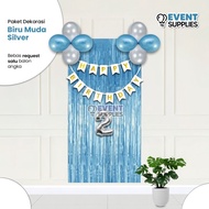 NEW Paket Set Dekorasi Ulang Tahun Hemat Simple Murah [Balon Angka Bebas] Anak Remaja Dewasa Sweet S