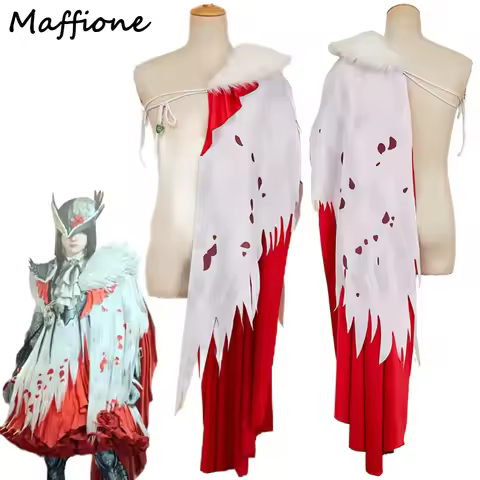 Lala Barina Cosplay Red Spider Cloak Costume Game Hunter Of Monster Wilds Roleplay Cape Clothing Pro