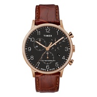 Timex TW2R71600 Waterbury Classic นาฬิกาข้อมือผู้ชาย สายหนัง สีน้ำตาล