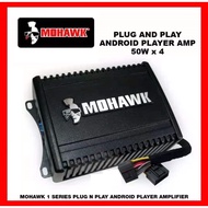 MOHAWK Car Audio 21M1-50.4PP 1-SERIES 4 Channel Amplifier PLUG N PLAY Android Player