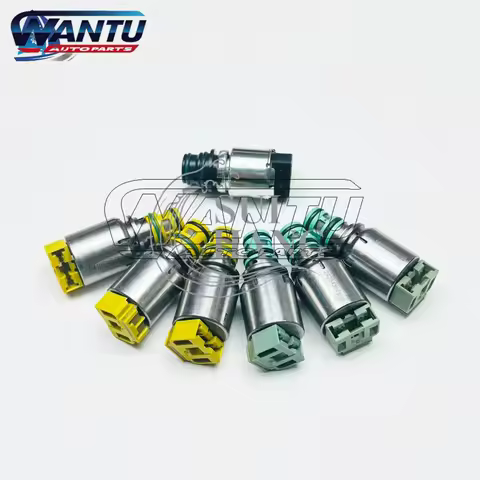 Original brand new 6T40E 6T40 6T45 6T50 7-piece automatic transmission solenoid valve kit, suitable 
