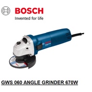 BOSCH GWS060 ANGLE GRINDER 670W