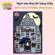 Paper Dolls - Wednesday's Paper Doll House - Toys for Children - DIY Paper Set - DIY Doll Paper