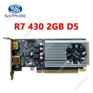 【Used】Authentic Sapphire R7 430 2GB 128bit DDR5 DDR5 half height Graphics Card HDMI+DP Interface