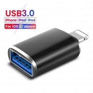 USB3.0อะแดปเตอร์ OTG สำหรับ iPhone iOS 13การส่งข้อมูลที่สูงกว่าเมาส์ U ดิสก์แป้นพิมพ์ USB เป็น8 PIN